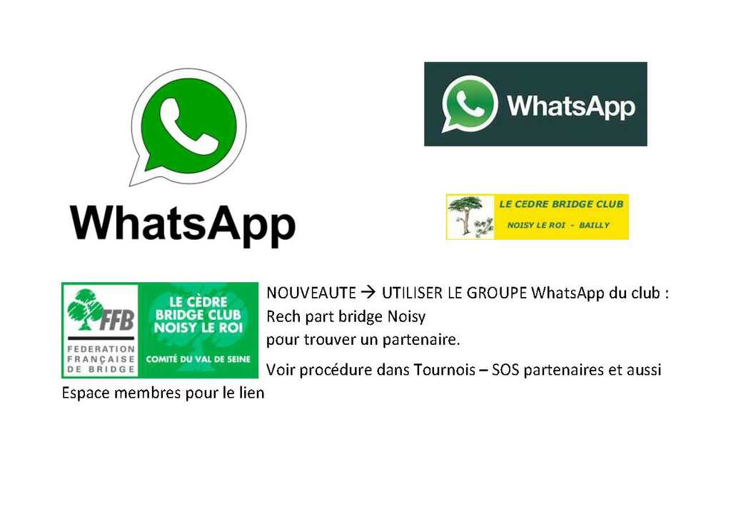 Recherche de partenaire sur WhatsApp