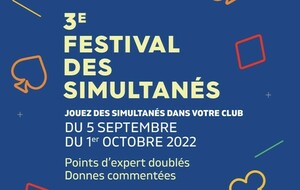 Festival des simultanés en septembre