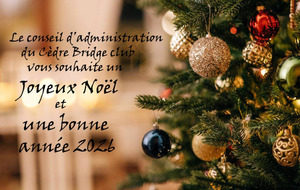 Joyeuses Fêtes de fin d'année