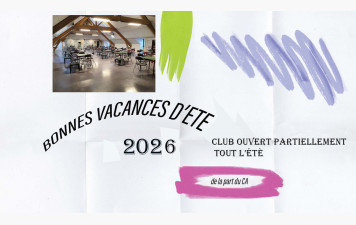 Ouverture du club cet été